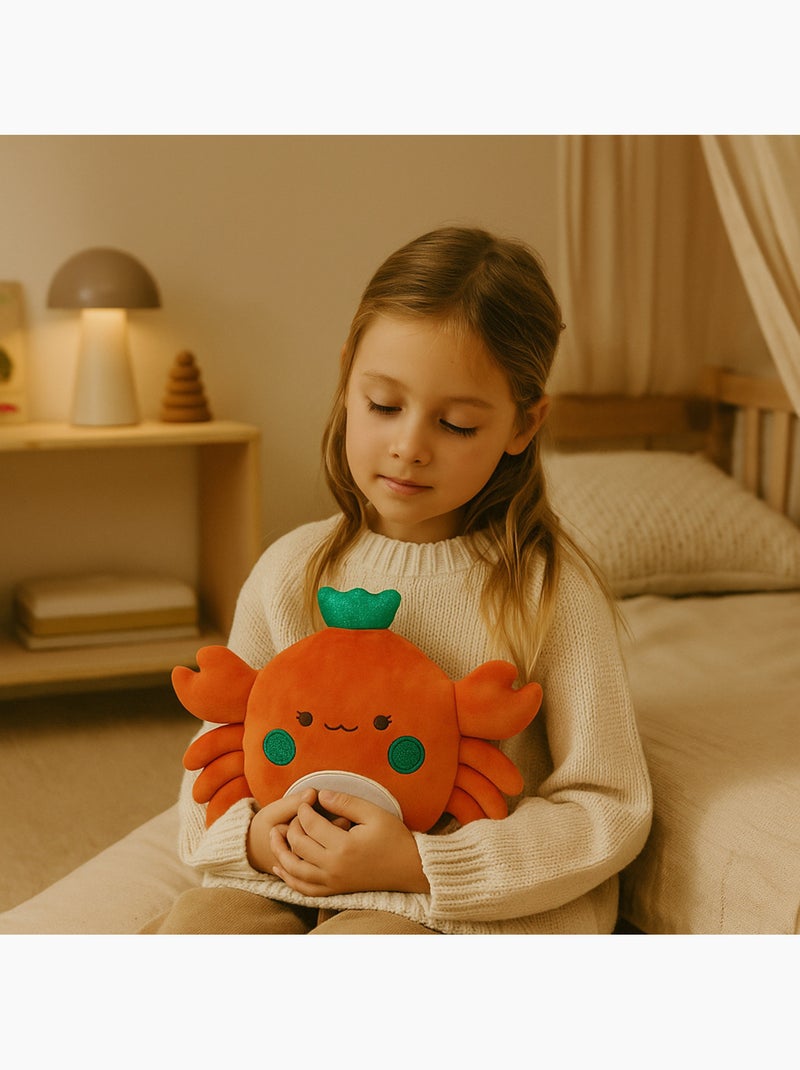 Borsa termica peluche 2 in 1 a forma di granchio Arancione - Kiabi