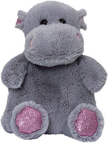 Borsa termica peluche 2 in 1 a forma di ippopotamo
