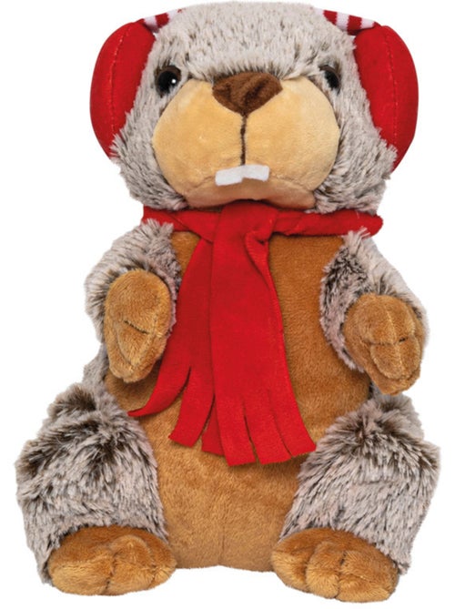 Borsa termica peluche 2 in 1 a forma di marmotta - Kiabi