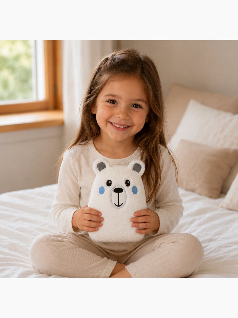 Borsa termica peluche 2 in 1 a forma di orso polare Bianco - Kiabi