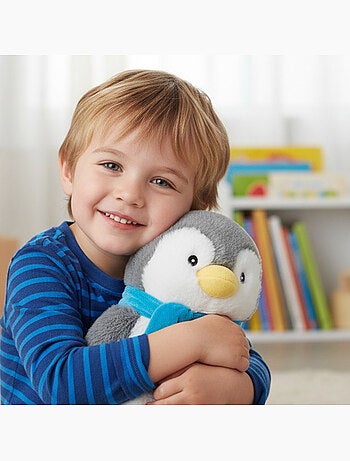 Borsa termica peluche 2 in 1 a forma di pinguino