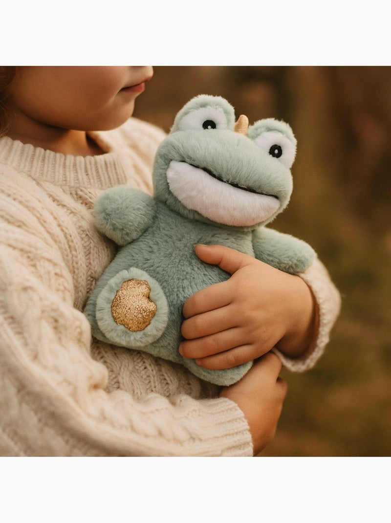 Borsa termica peluche 2 in 1 a forma di rana Verde - Kiabi