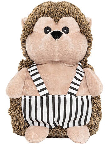 Borsa termica peluche 2 in 1 a forma di riccio