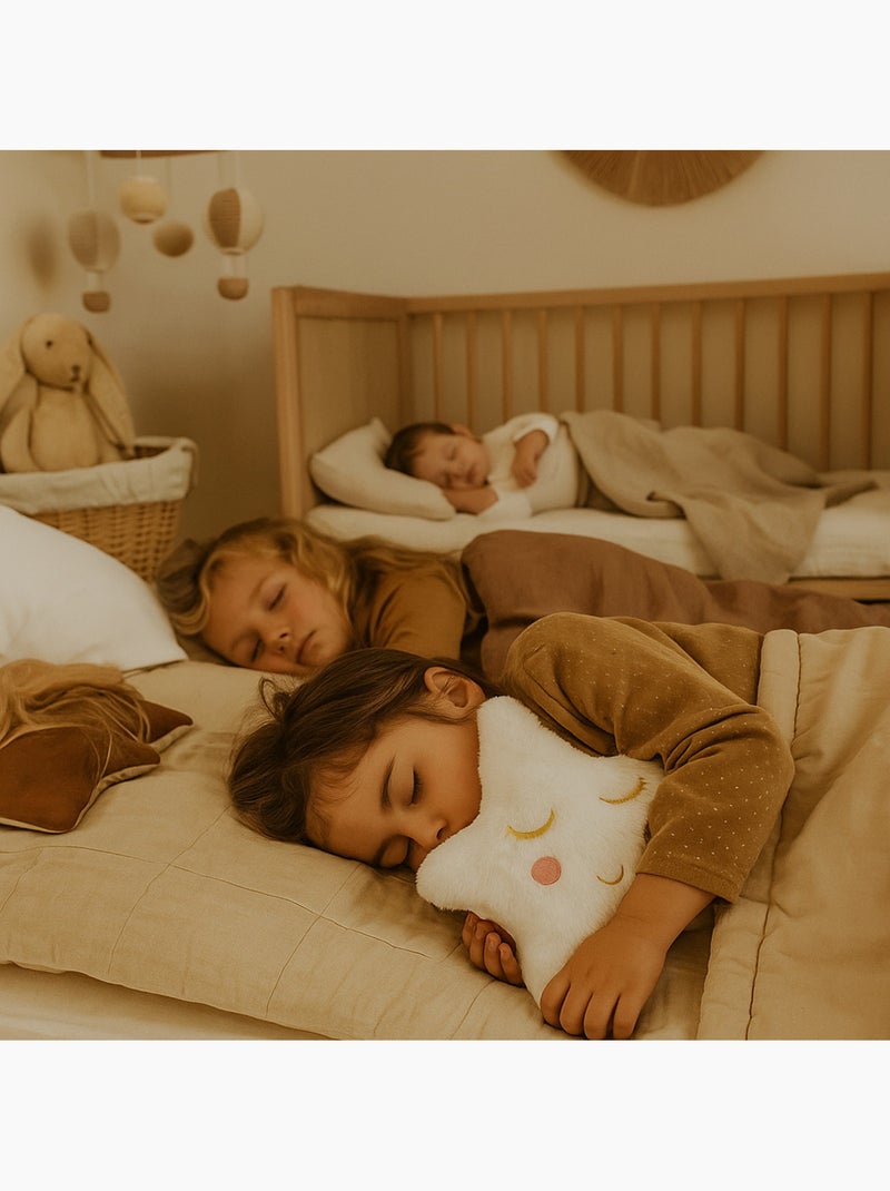Borsa termica peluche 2 in 1 a forma di stella Bianco - Kiabi