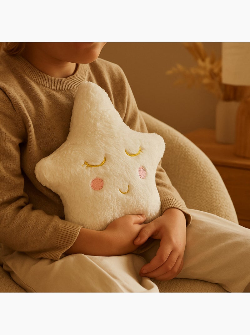 Borsa termica peluche 2 in 1 a forma di stella Bianco - Kiabi