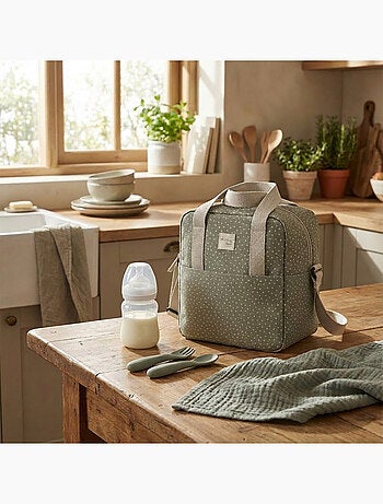 Borsa termica per biberon in cotone - Walking Mum