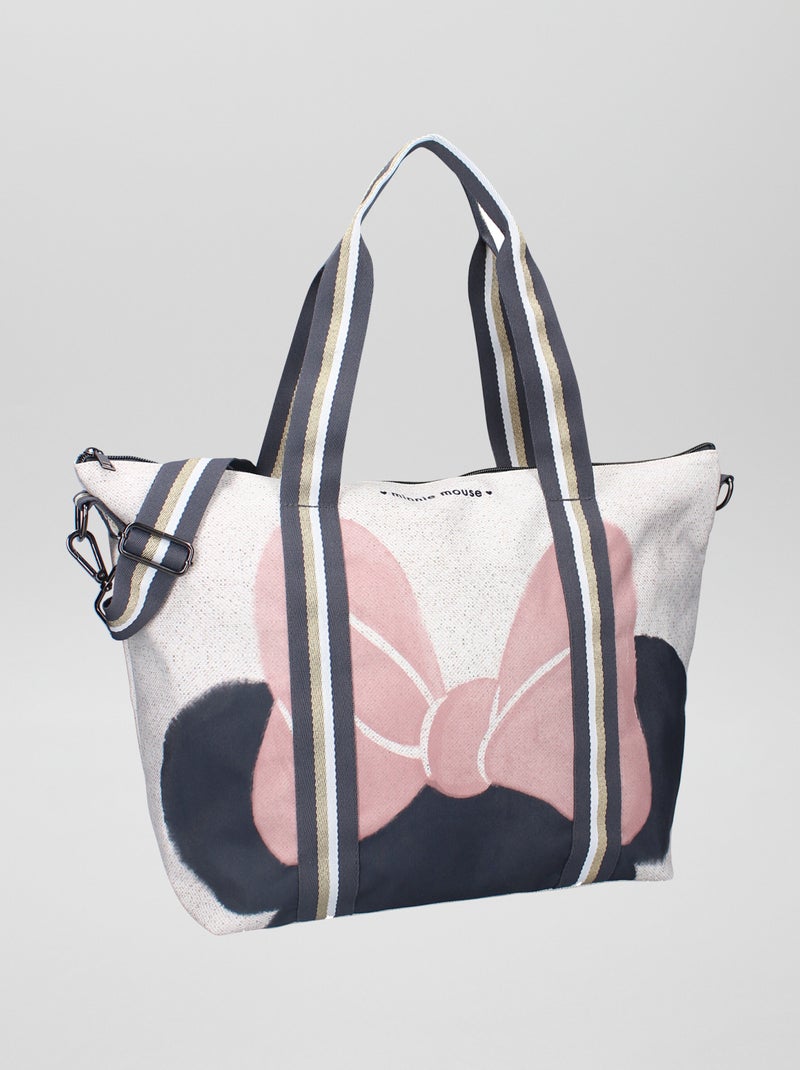 Borsa tipo shopping bag 'Minnie' in tela GRIGIO - Kiabi
