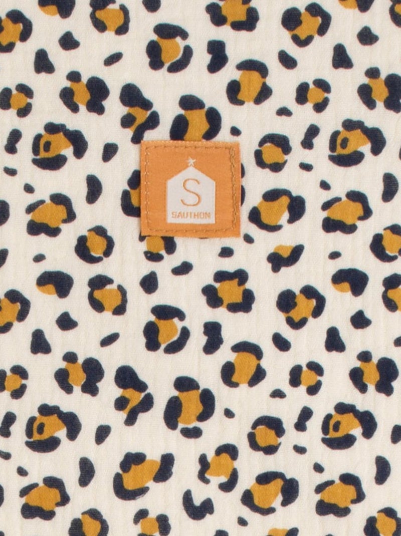 Borsa tote in garza di cotone trapuntata con stampa - SAUTHON Ecru - Kiabi