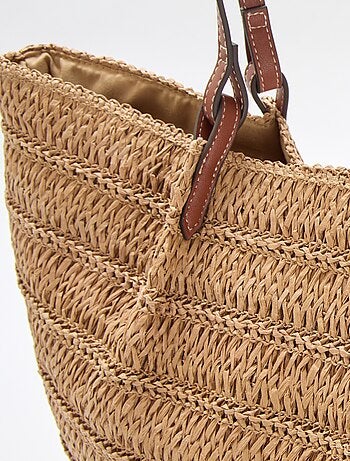 Borsa tote in paglia