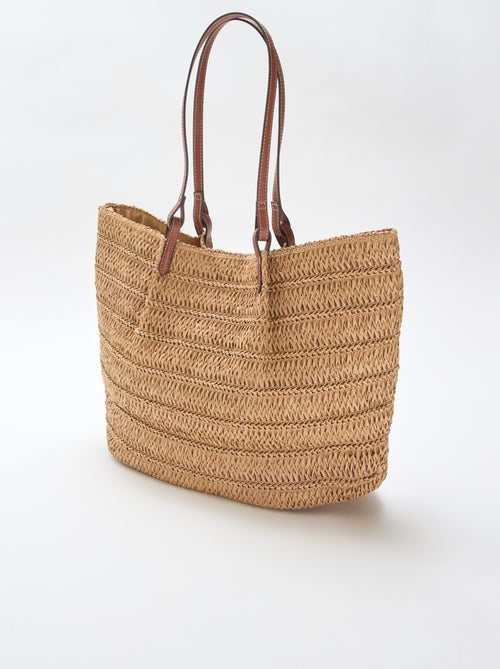 Borsa tote in paglia - Kiabi