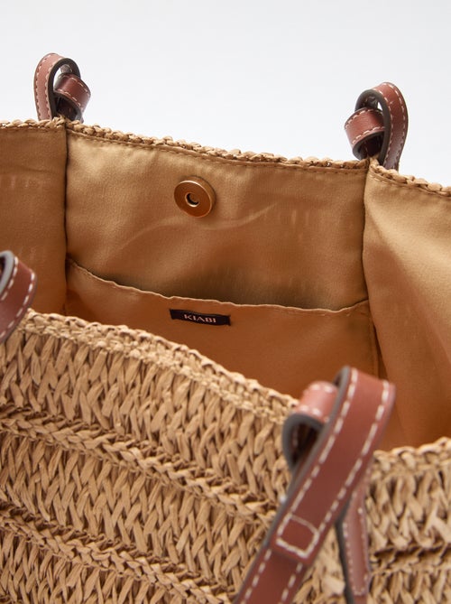 Borsa tote in paglia - Kiabi