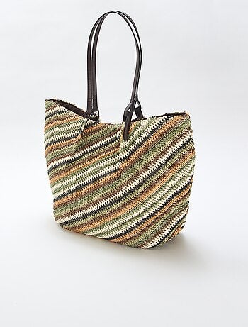 Borsa tote in paglia