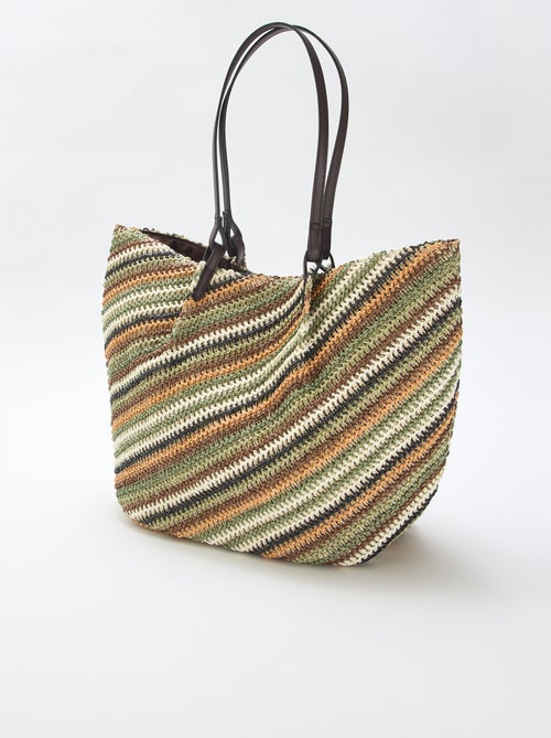 Borsa tote in paglia - Kiabi