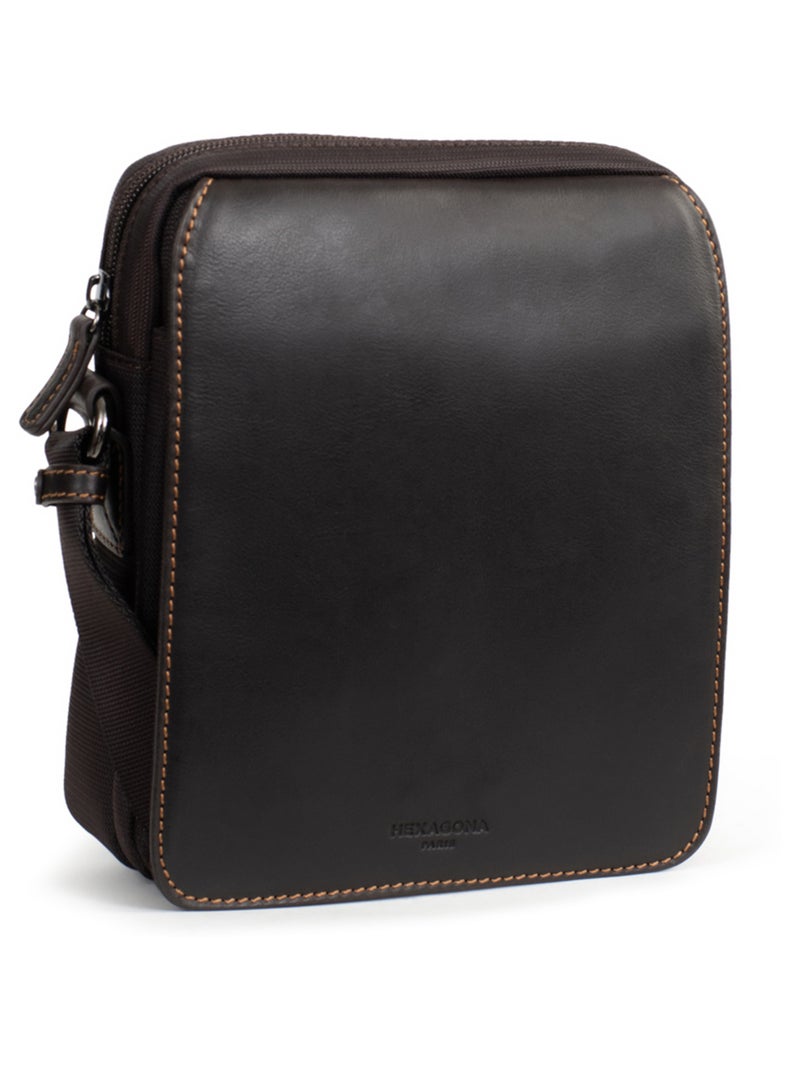 Borsa travel hexagona Marrone - Kiabi
