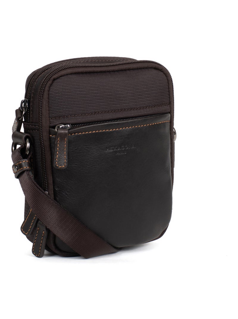 Borsa travel hexagona Marrone - Kiabi