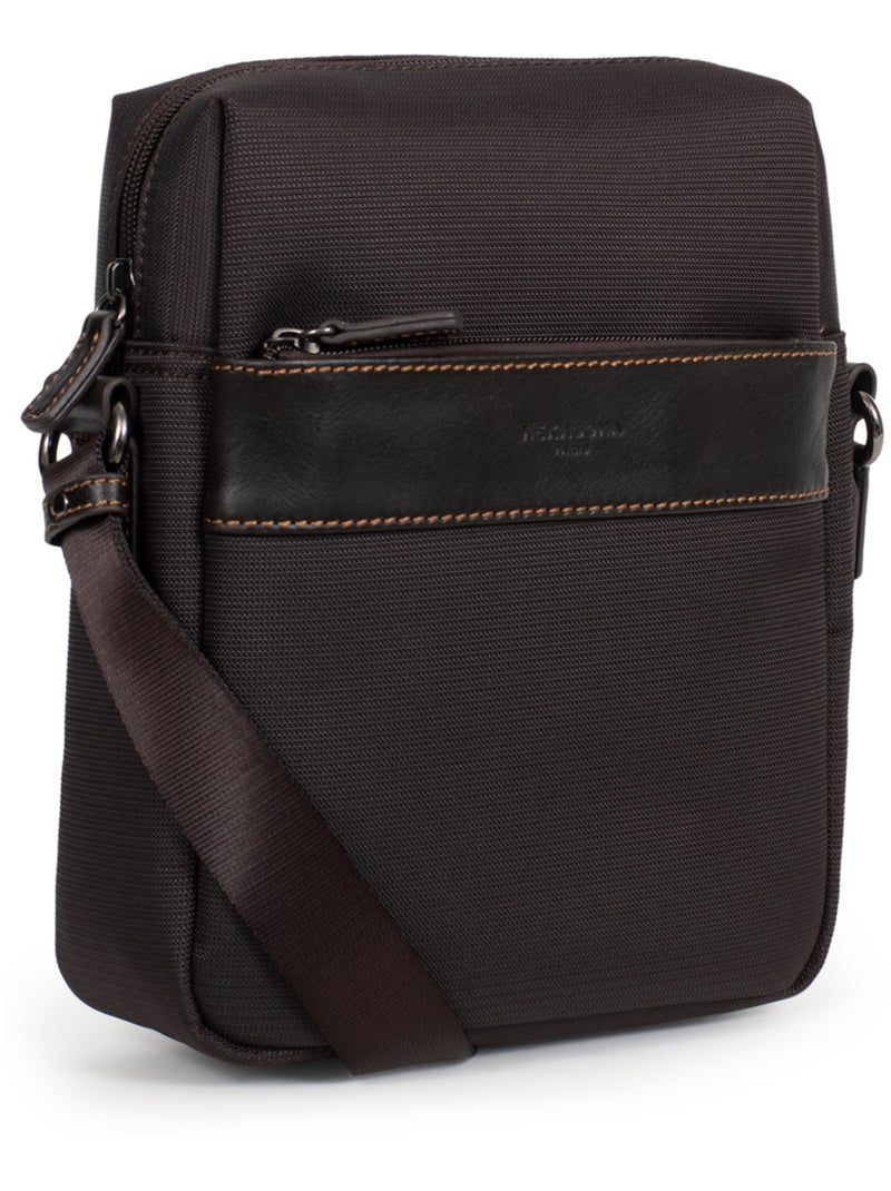Borsa travel hexagona Marrone - Kiabi