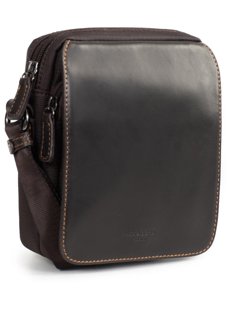 Borsa travel hexagona Marrone - Kiabi