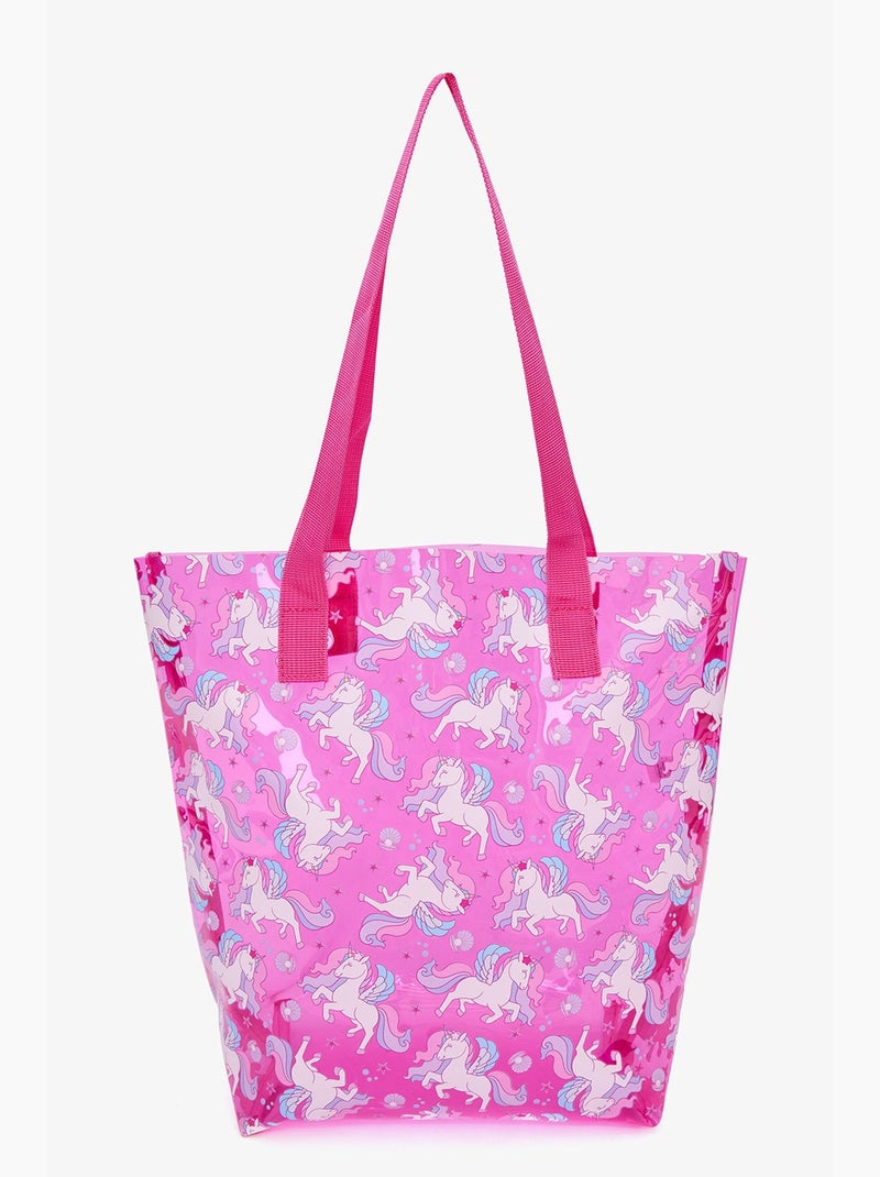 Borsa unicorn bambina penti Rosa fluo/Solinotes - Kiabi