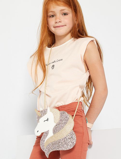 Borsa 'unicorno' con paillettes - multicolore - Kiabi - 10.00€