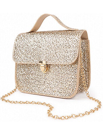 Borsetta glitterata per bambina skyline glamour | Great Pretenders