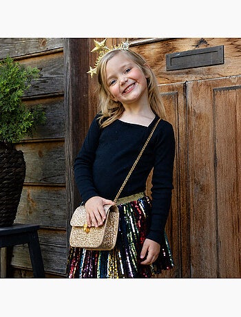 Borsetta glitterata per bambina skyline glamour | Great Pretenders