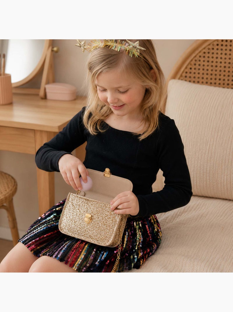 Borsetta glitterata per bambina skyline glamour | Great Pretenders Dorato/Oro - Kiabi