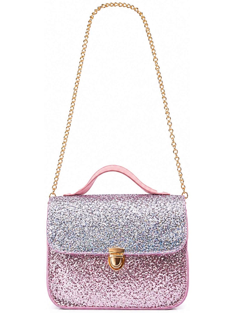 Borsetta glitterata per bambina skyline glamour | great pretenders Rosa - Kiabi