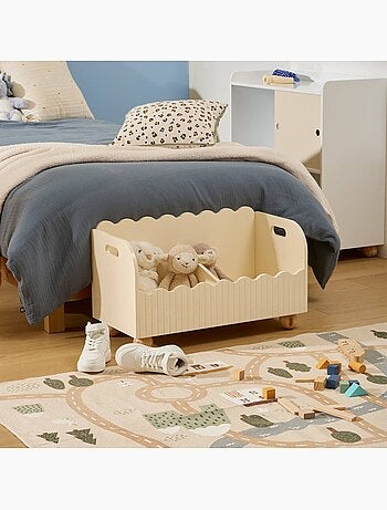 Bouli cassapanca aperta per bambini 60x36x30 cm beige