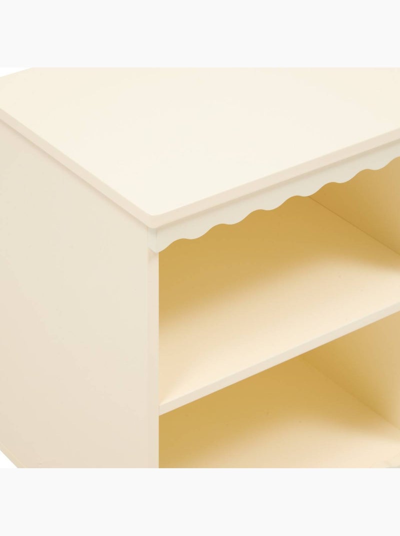 Bouli comodino beige a 2 livelli per bambini 40x30x50,5 cm Beige - Kiabi