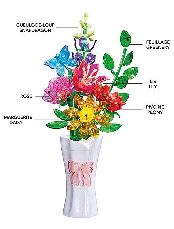 Bouquet di gemme di cristallo
