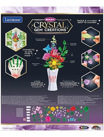 Bouquet di gemme di cristallo