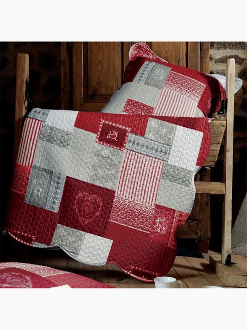 Boutis e federe con stampa romantica patchwork - Kiabi