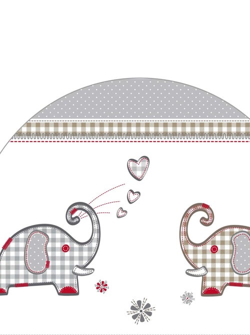 Box bebè esagonale in legno massello con ruote frenanti + tappeto con bordo "Roba Jumbo Twins" - Kiabi