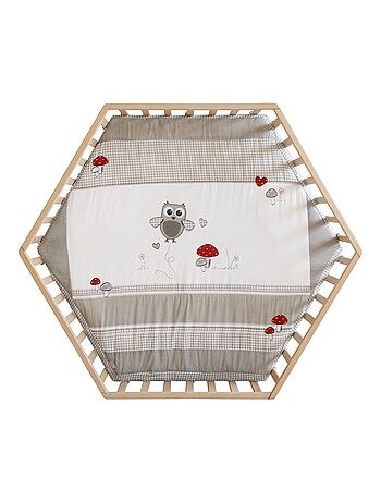 Box bebè esagonale minimalista in legno naturale Adam & Eule – Roba
