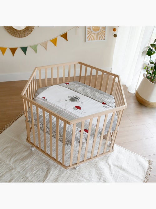 Box bebè esagonale minimalista in legno naturale Adam & Eule – Roba - Kiabi
