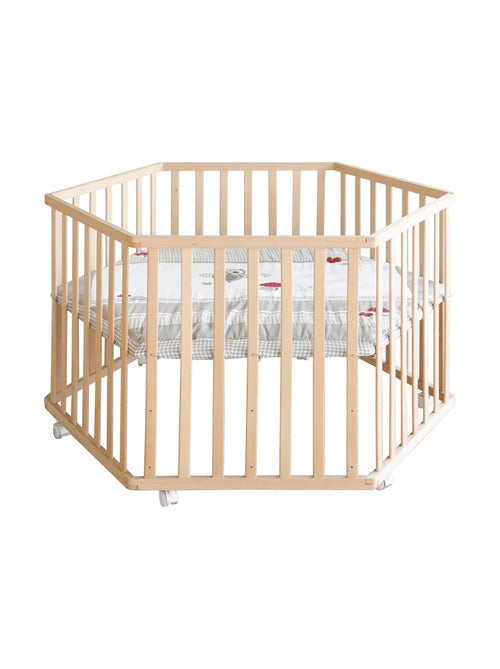 Box bebè esagonale minimalista in legno naturale Adam & Eule – Roba - Kiabi