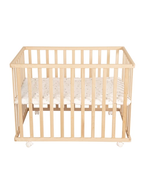 Box bebè minimalista 75×100 cm con tappeto Sternenzauber grigio – Roba - Kiabi
