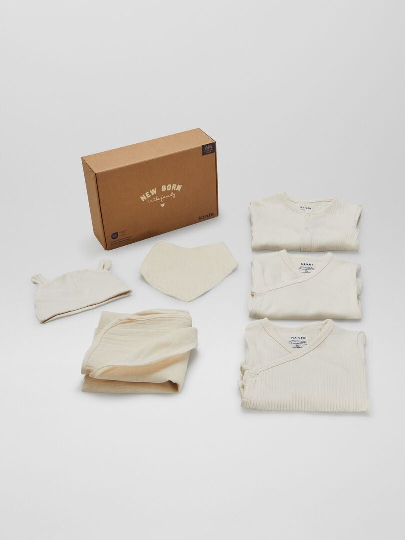 Bebe Shapewear A Vita Alta 2 Pezzi Beige/Nero – Taglia Media Nuovo Con Etichetta