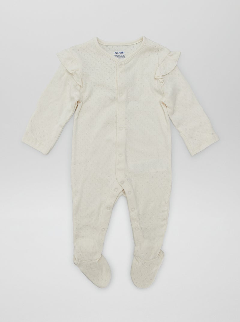 Box nascita unisex New born in the family - 6 pezzi BEIGE - Kiabi