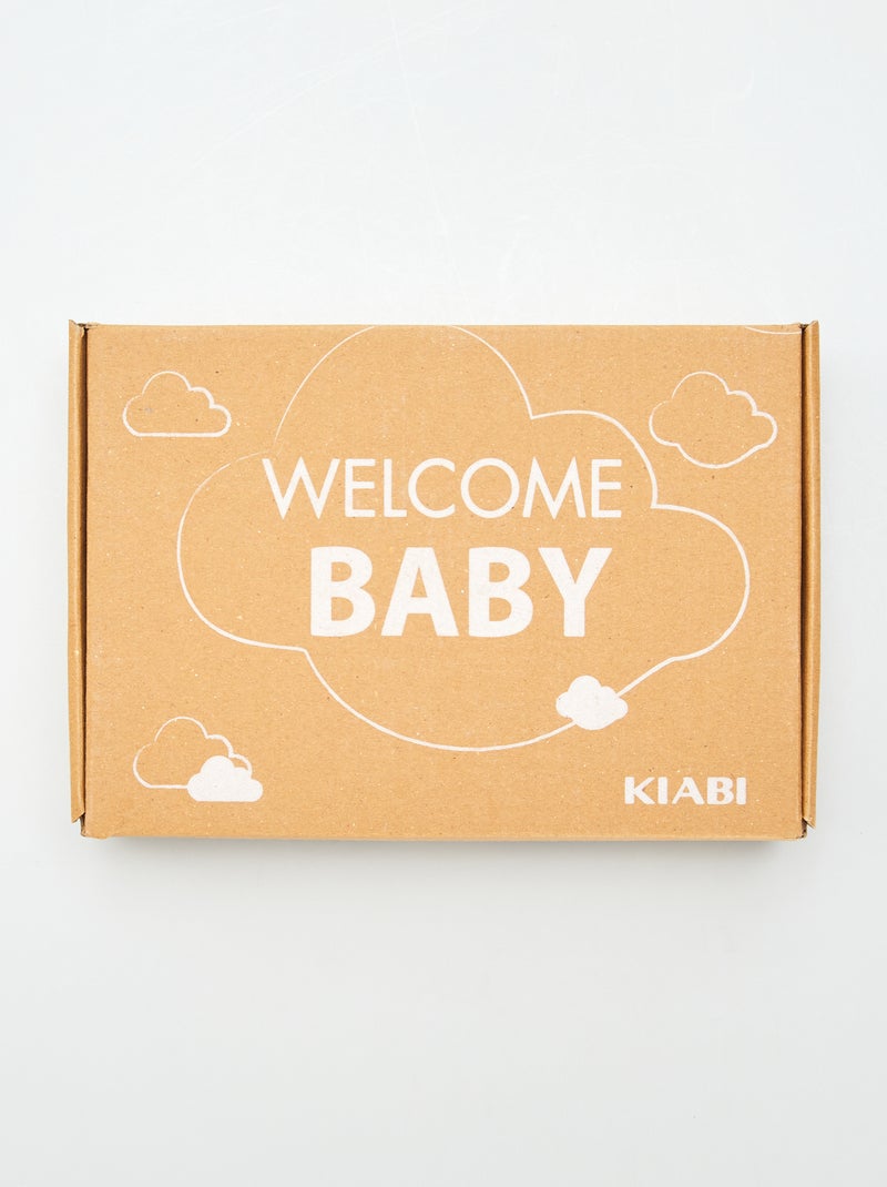 Box nascita 'Welcome Baby' - 5 pezzi MARRONE - Kiabi