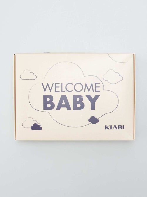 Box nascita 'Welcome Baby' 4 pezzi - Unisex - Kiabi