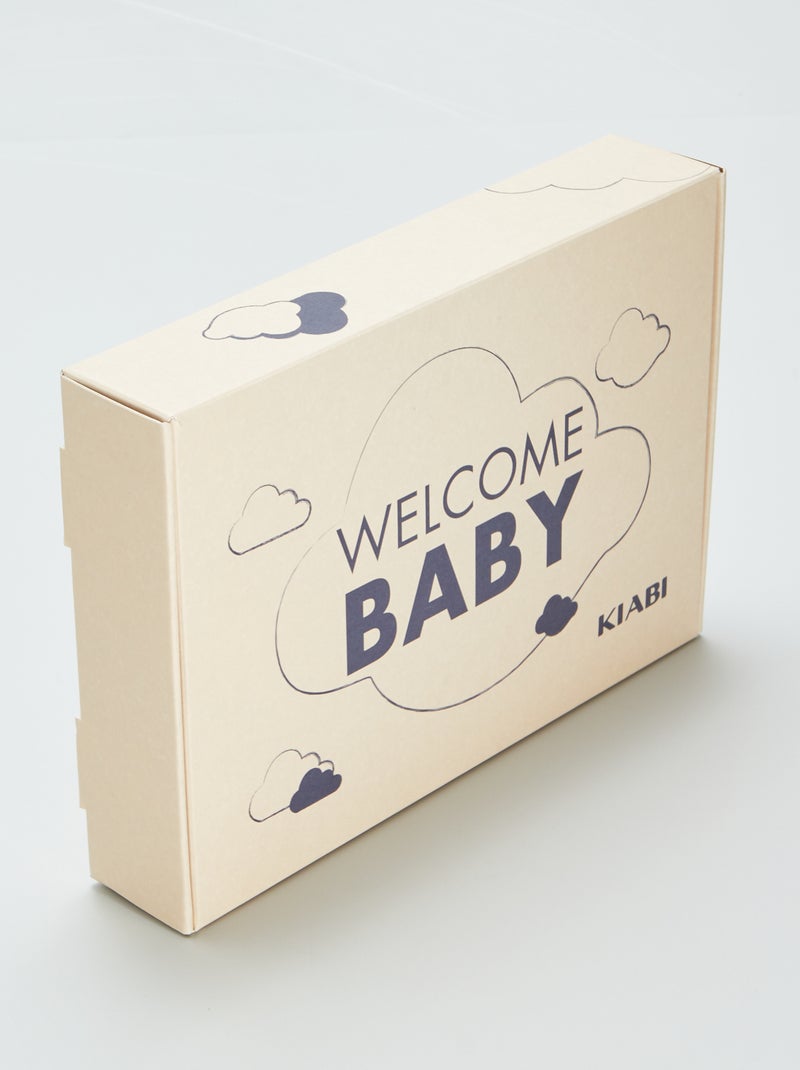 Box nascita 'Welcome Baby' 5 pezzi - Unisex BEIGE - Kiabi