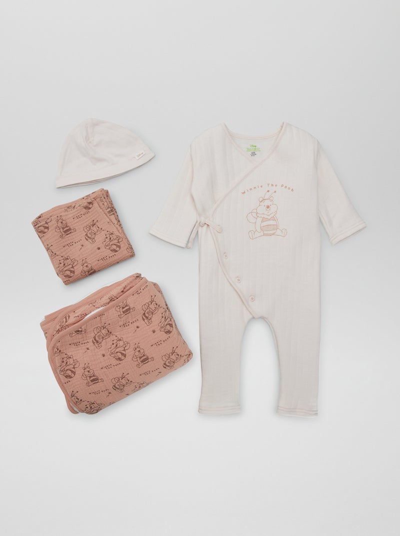 Box nascita 'Welcome Baby' 'Disney' - 4 pezzi ROSA - Kiabi