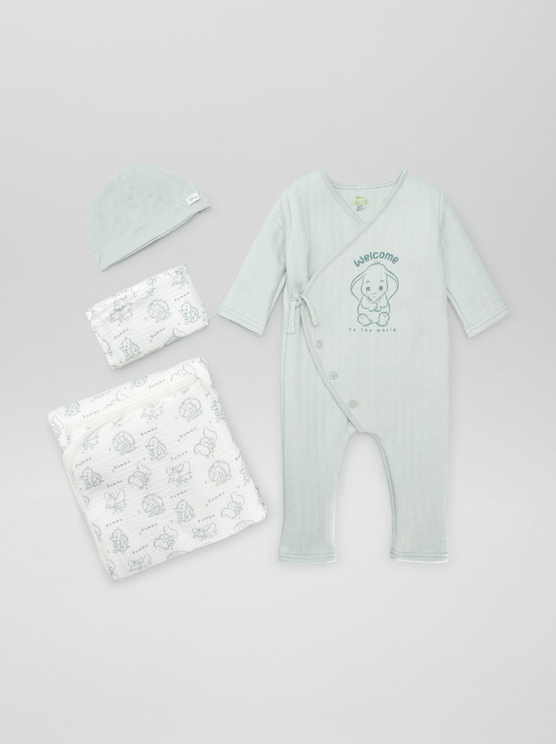 Box nascita 'Welcome Baby' 'Disney' - 4 pezzi VERDE - Kiabi