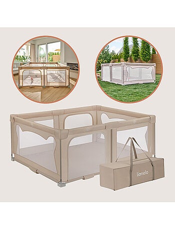 Box Neonati Grande LIONELO Florence - Montaggio Rapido - Ampio Spazio - Borsa