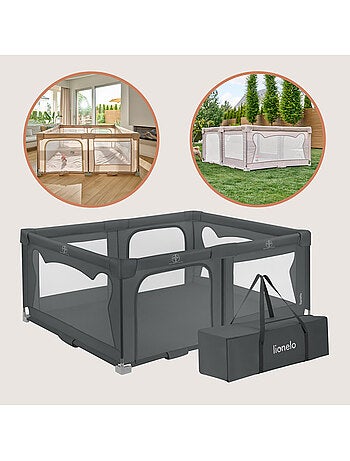 Box Neonati Grande LIONELO Florence - Montaggio Rapido - Ampio Spazio - Borsa