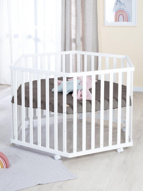 Box per bambini esagonale + tappeto impermeabile in pelle vegana lusso – ROBA "Luxe" - Kiabi