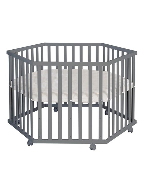 Box per bambini esagonale + tappeto impermeabile in pelle vegana lusso – ROBA "Luxe" - Kiabi