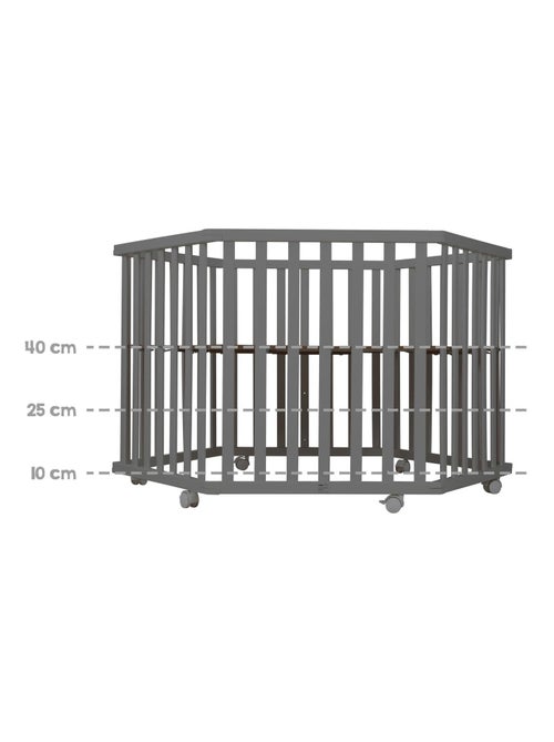 Box per bambini esagonale + tappeto impermeabile in pelle vegana lusso – ROBA "Luxe" - Kiabi