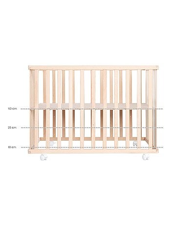 Box per bambini in faggio massello bio + tappeto "Adam & Eule" + ruote – ROBA
